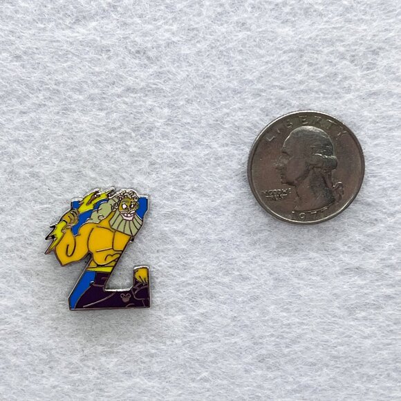 🔮 5/$25 Disney Alphabet Z For Zeus Hercules Pin - Picture 2 of 3